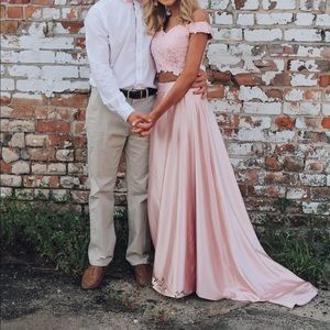 2 piece prom/ pageant dress